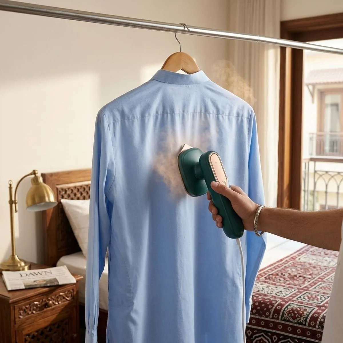 Handheld Mini Steam Iron — photo 2