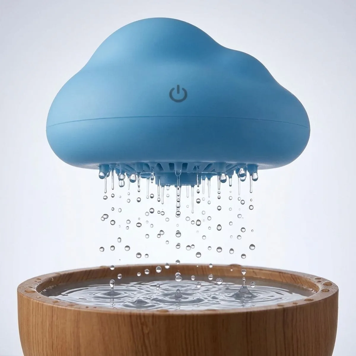 Rain Cloud Night Light & Humidifier — Mushroom Cloud, 7 Colours — photo 3