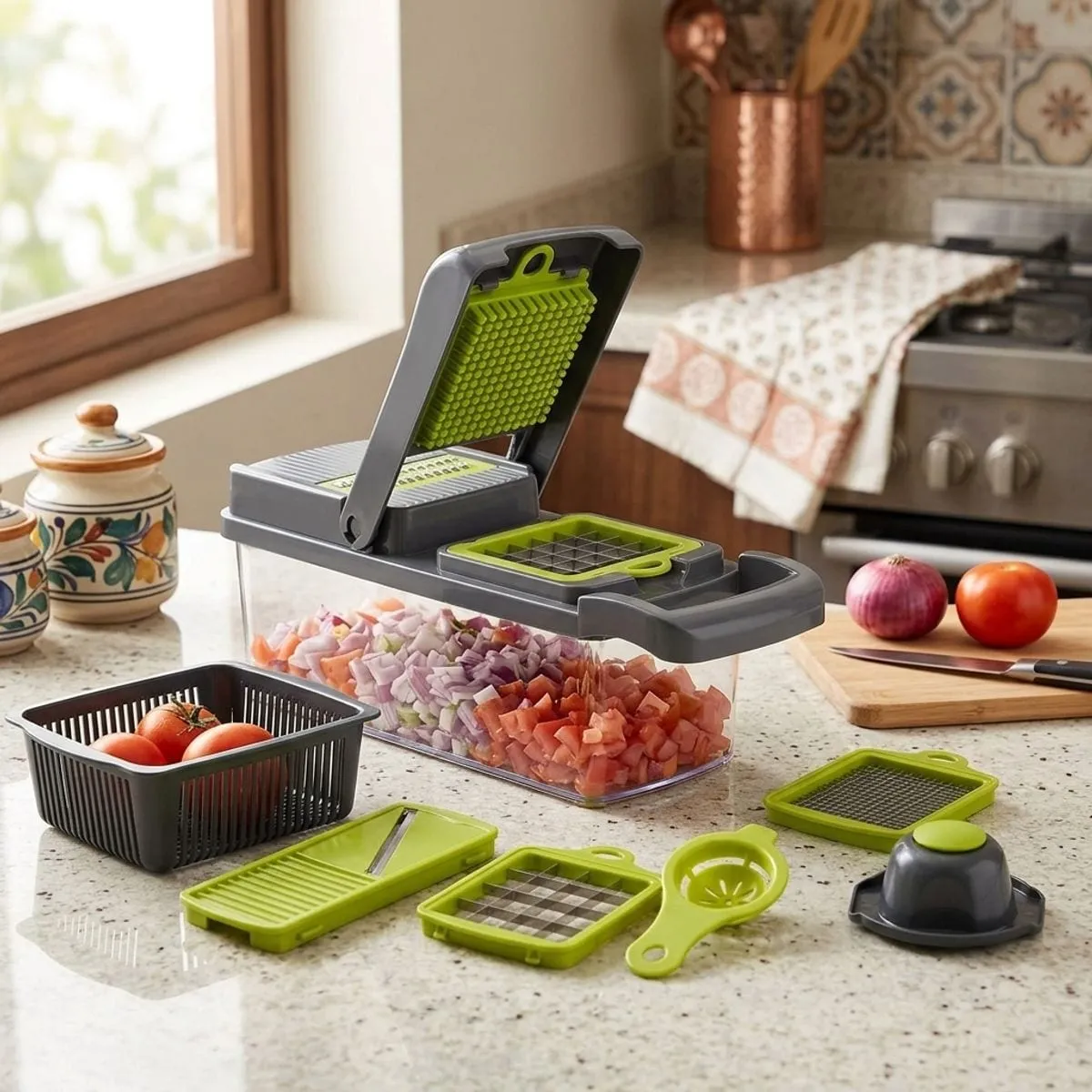 16-Piece Vegetable Chopper & Slicer — photo 2