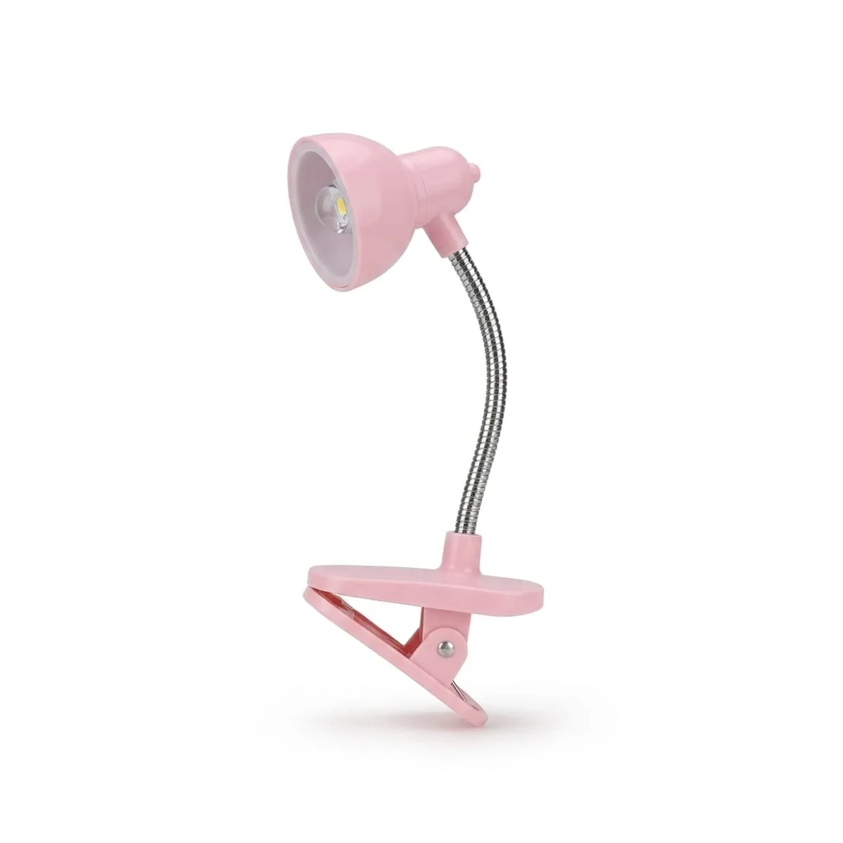 Clip-On Flexible LED Desk & Reading Lamp — Pink