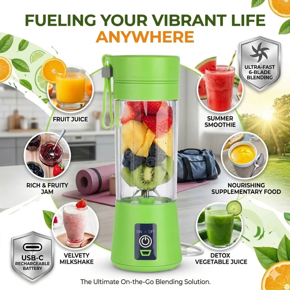 Portable USB-C Juicer Blender
