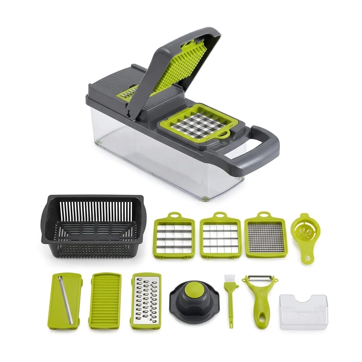 16-Piece Vegetable Chopper & Slicer